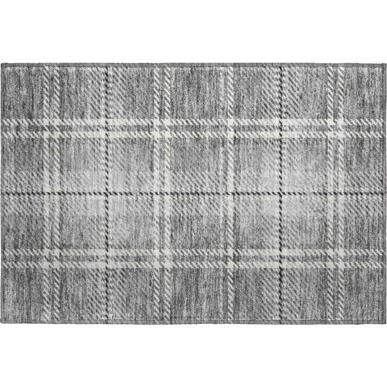 Premium Machine Washable Prisco Gray Rug