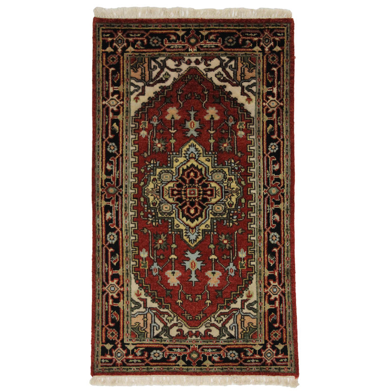 Oreen Oriental Area Rug in Red