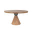 Rustic Revival Round Solid Wood Dining Table