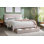 Grand lit de rangement en velours Merceroy