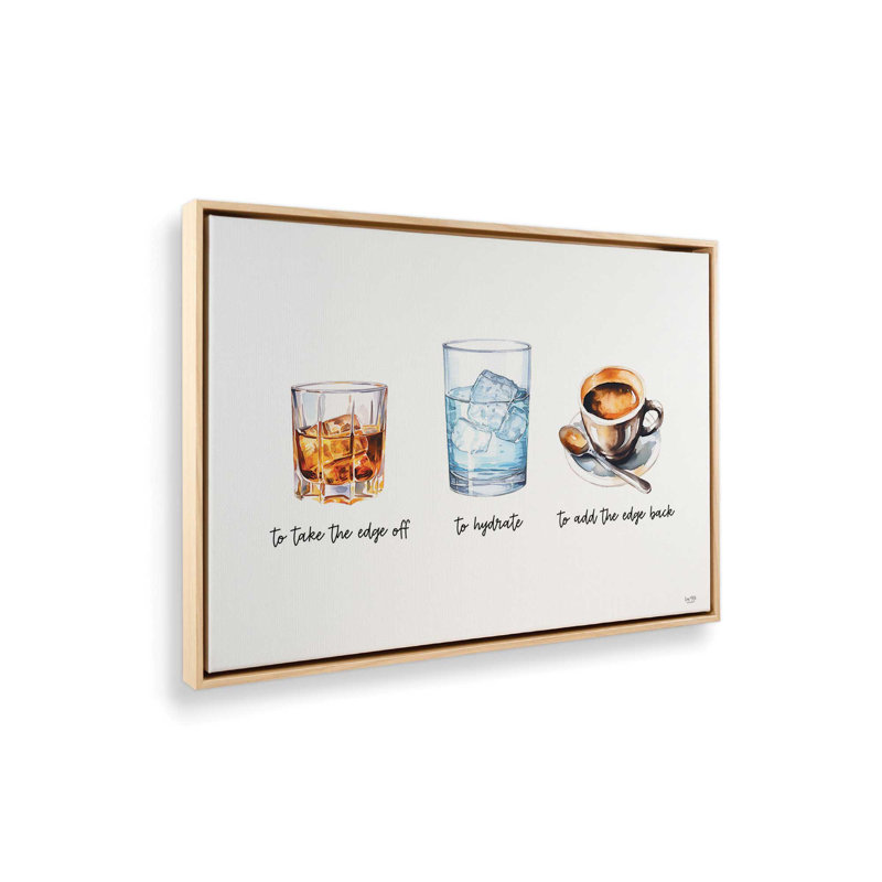 Impression quotidienne, "Luxueux" par Lux + Me Designs, 16 W x 12 H, Tan, Toile avec cadre