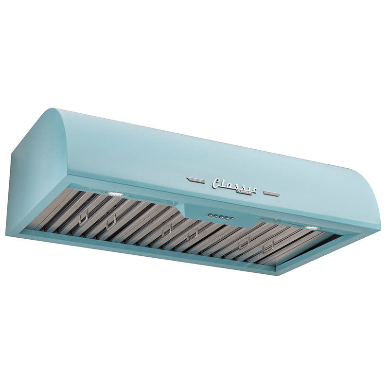 Hotte sous un meuble convertible 36 pouces 700 CFM, Turquoise