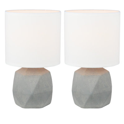 Rhoden 27Cm Concrete Table Lamp Set