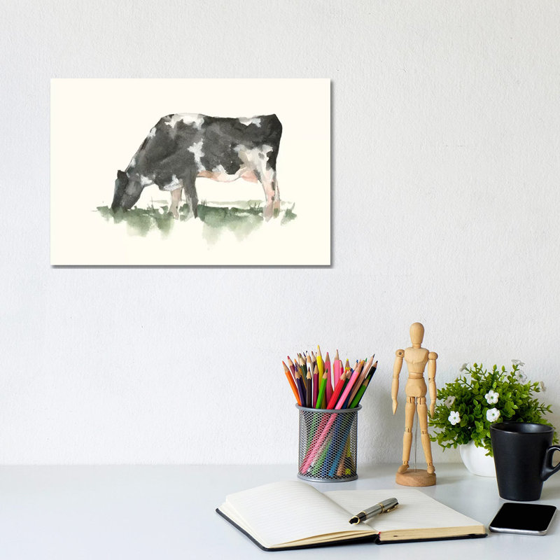 Grazing Farm Animal II - Wrapped Canvas Print, 20.32 cm H x 30.48 cm W