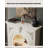 European arched cream-style solid wood fireplace decorative cabinet-626572461