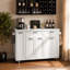 Îlot de cuisine de 102 po avec table de salle à manger et armoire de rangement pour déchets-405510484