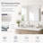 30 x 40 Frameless Bathroom Mirror with Shatterproof HD Glass Rounded Corners for Vanity Wall Mount-1885298305