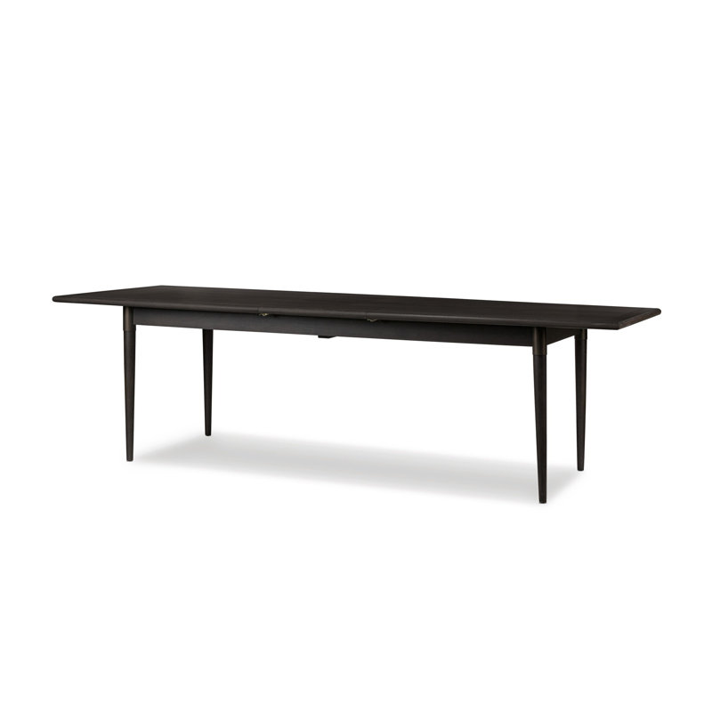 Harper Solid Wood Dining Table, Black
