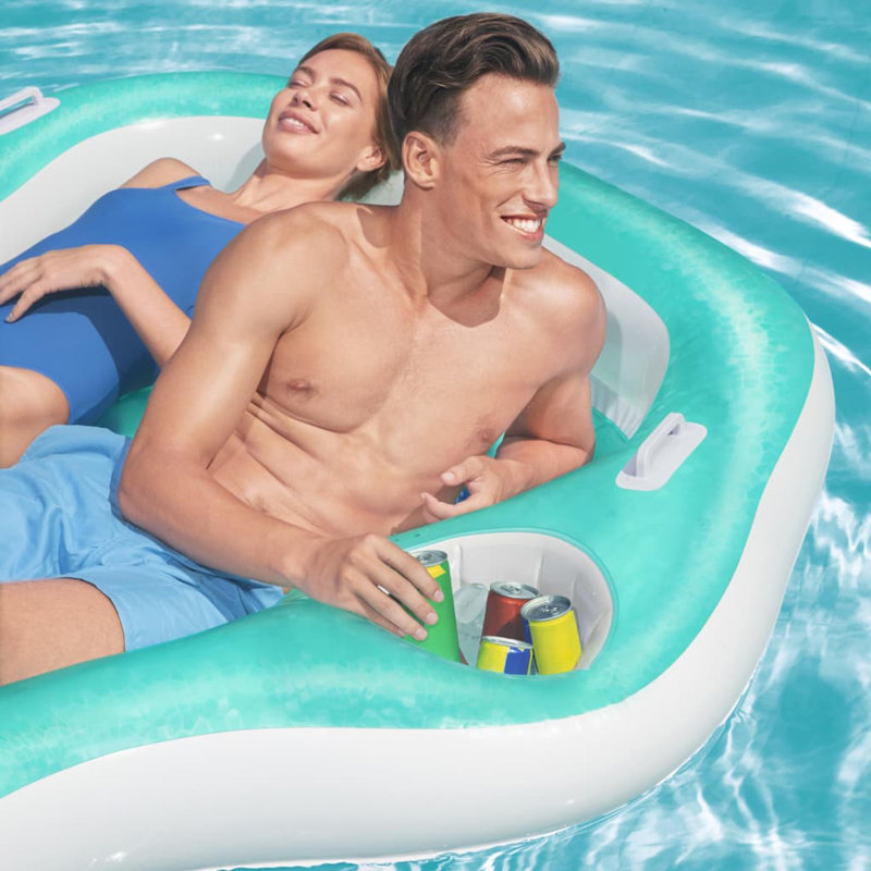 VidaXL 7.34ft 5.7ft Plastic Inflatable Pool