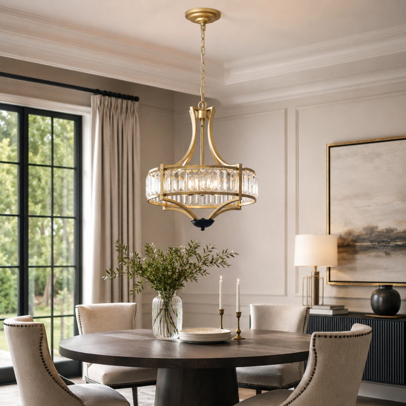 5-Light Drum Chandelier