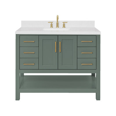 ARIEL Magnolia 42 Single Bathroom Vanity with Top