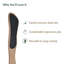 Lime à pieds en bois naturel - Nettoyeur de callosités double face