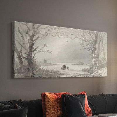 Série paysage - CCXCII - Toile tendue avec châssis - Prêt à accrocher