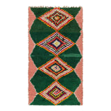 One-of-a-Kind 3'7"x7'3" Hand Knotted Area Rug