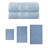 Ensemble de serviettes de bain 2 pièces et de tapis de bain 3 pièces Buariki Collection, 100% coton doux (ensemble de 5)-102437066