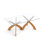 Entwine - Table rectangulaire en verre