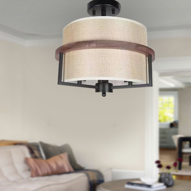 Plafonnier encastré tambour 3 lumières Ingerlise