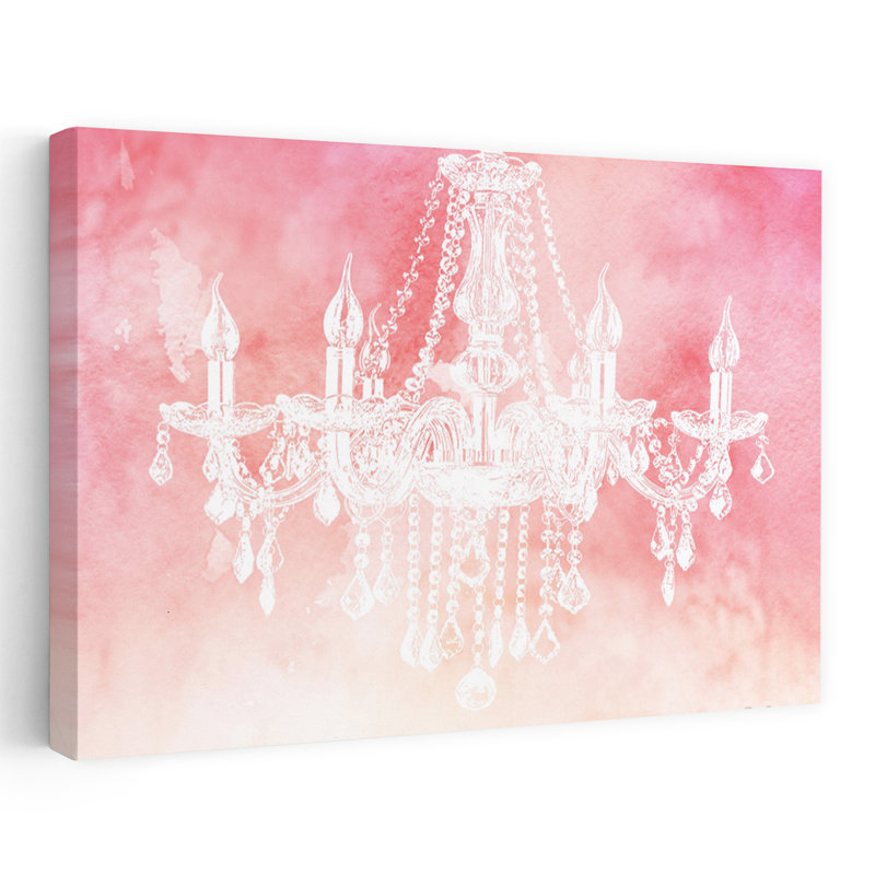 Lustre glam 2, art contemporain abstrait, H 40 po x l 60 po