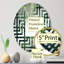 Jade Jungle jungle épaisse de palmiers II - Miroir décoratif labyrinthe-96241109