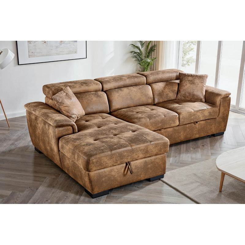 3 Seater Sofa Bed, Left Hand Facing