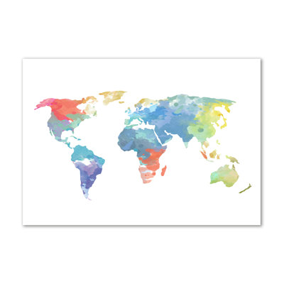 World Map - Wrapped Canvas Print
