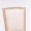 Chaise en tissu massif avec structure en bois massif