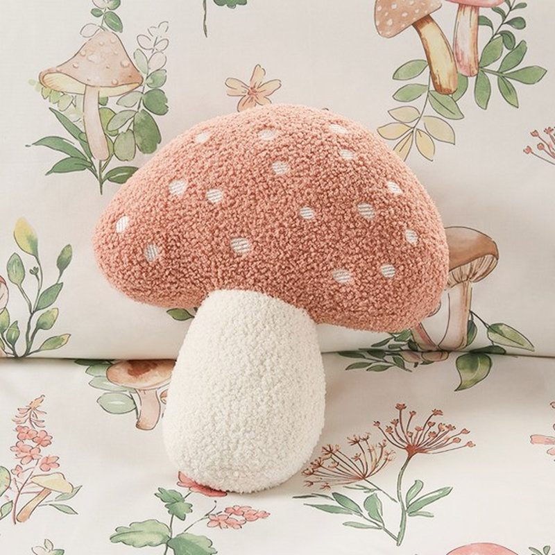 Édredon double / grand, imprimé champignon, literie, rembourrage thématique