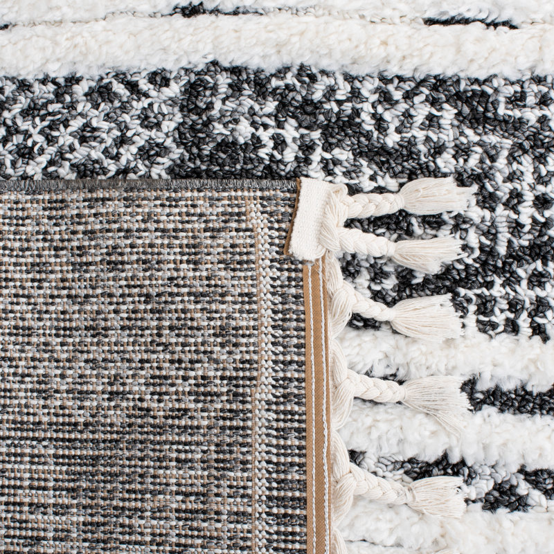 Tynes Tassel Shag Performance Southwestern Rug, Rectangle 8' x 10'