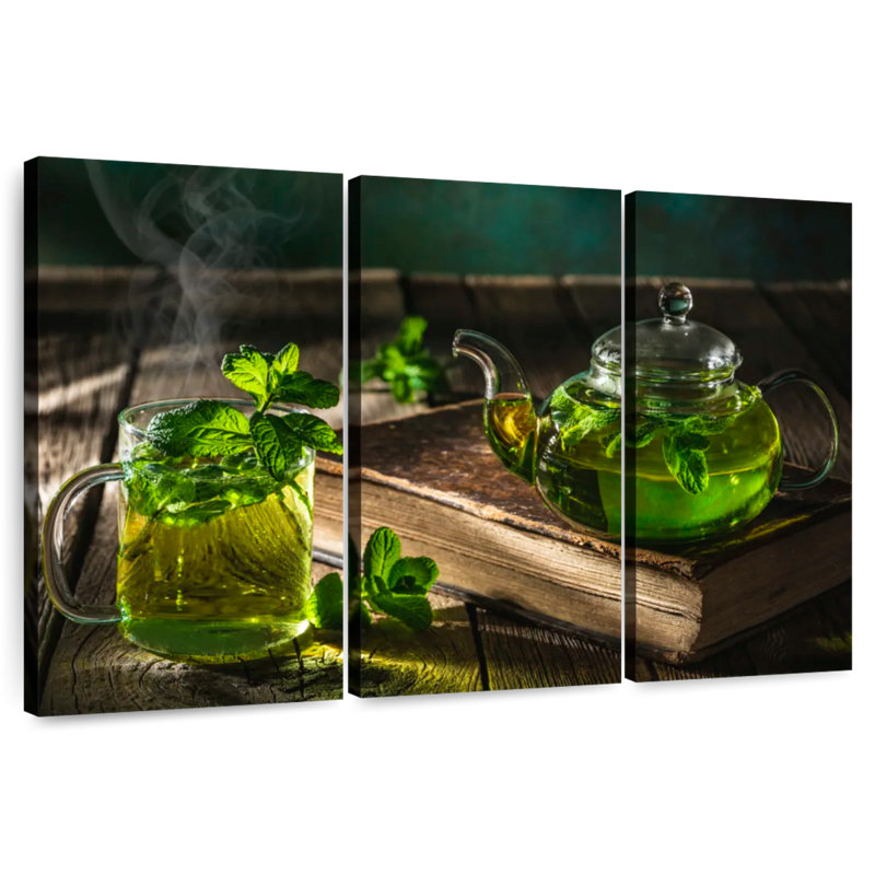 Thé à la menthe marocain traditionnel Yarlin, H 20 po x l 33 po