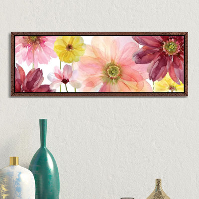 Pop Of Pink II by Carol Robinson - Panoramic Print on Canvas