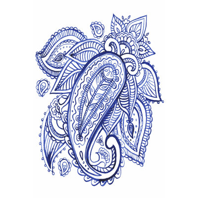 Indigo Paisley IV