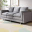Canapé à 3 places avec coussins double couche et double accoudoirs Viora-997735426