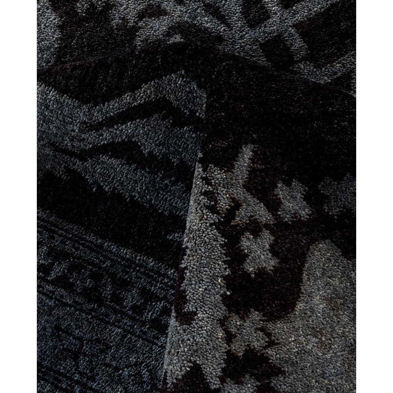 Overdyed One-of-a-Kind 10' 5" X 14' 8" Hand Knotted Area Rug