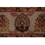 Tapis oriental rouge à motif floral All-Over 4 x 6