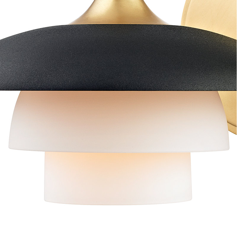 Barron 1 - Light Armed Sconce, Aged Brass
