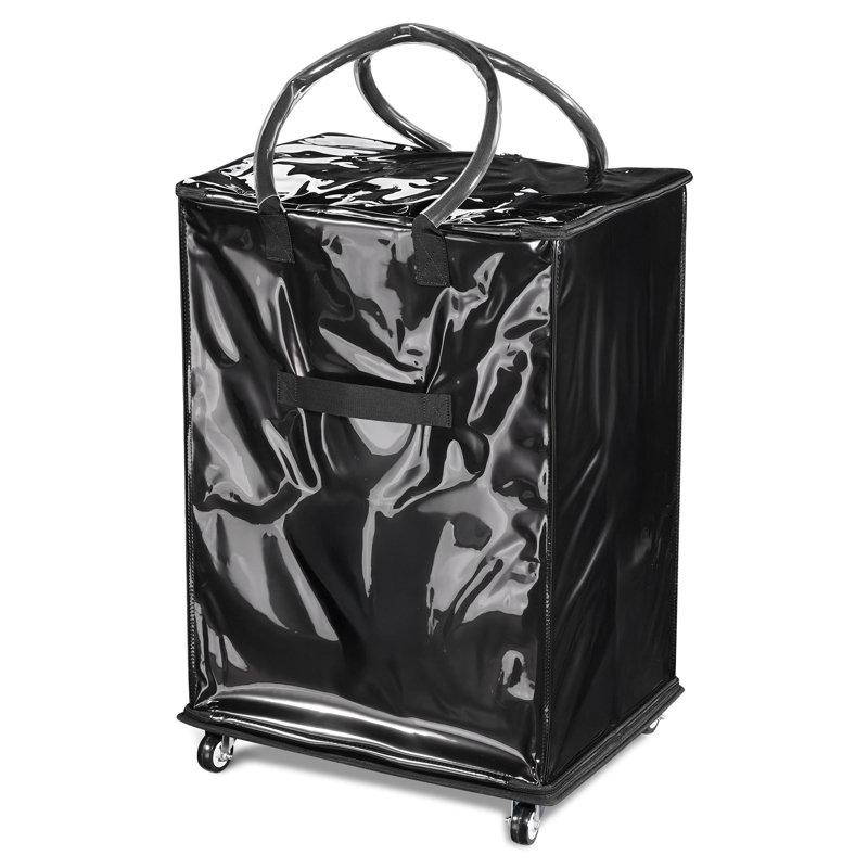 Sac fourre-tout à roulettes 20 po Byootique pour voyage MidnightGlitz, Noir
