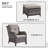 Bonia Outdoor Lounge Chair with Ottoman-1515826330