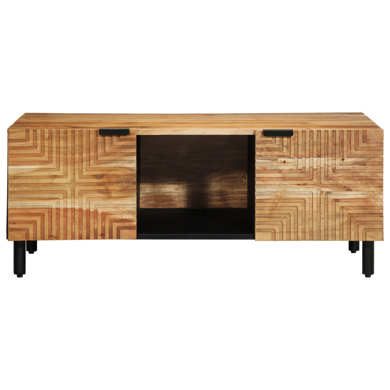 Solid Wood Coffee Table with Storage