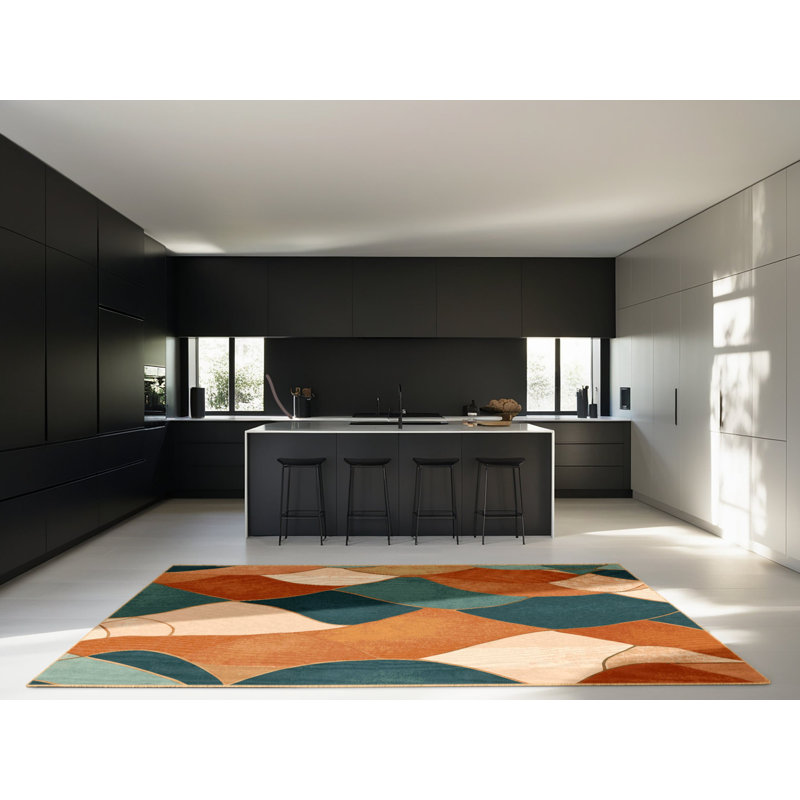 Crimson Canyon Rug, Rectangle 6' x 9'