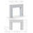 Fluted Cast Stone Fireplace Surround with Standard Hearth-103717251-103717250