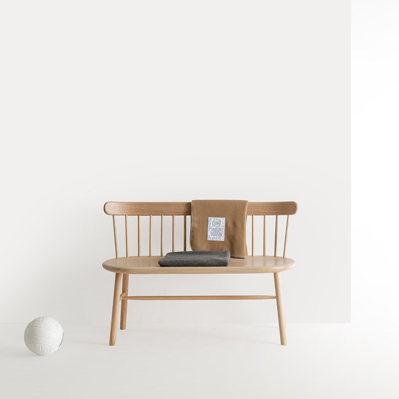 Ai Solid Wood Bench, Oak Nature