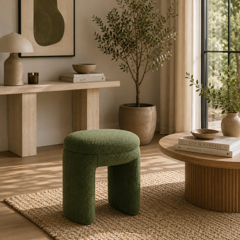Tabouret Janie, Vert