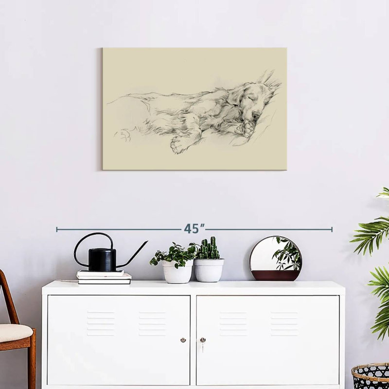 Dog Days I, 20" H x 30" W