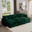 Canapés modulaires | Ensemble de canapé modulaire surdimensionné moderne en forme de L | For Living Room | Vert forêt | Velours côtelé