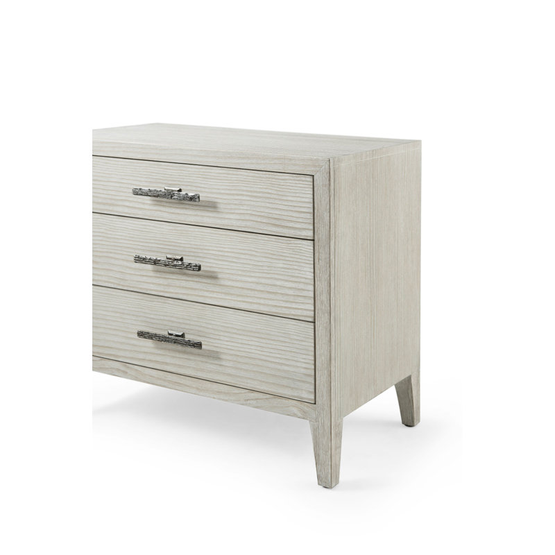 Breeze 3 - Drawer Solid Wood Nightstand