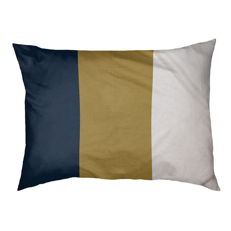 Coussin Atlanta, Très grand (l 50 po x P 40 po x H 7 po), Blue/Gold/White