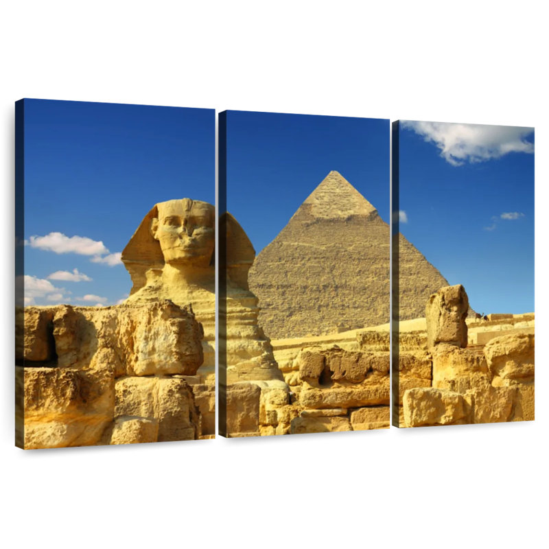 Sphinx In Giza, 48" H x 74" W
