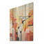 Abstrait Canyon Desert Storm I - art mural en bois sur bois de pin naturel-1954440925