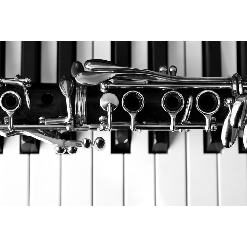 Keyboard Of The Piano by Furtseff - Wrapped Canvas Print, 30cm H x 46cm W x 3.8cm D