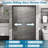 44-48 In. W X 72 In. H Shower Glass Door,sliding Shower Glass Panel With Sgcc Clear Tempered Glass,aluminum Framed Shower Door For Bath Tub Enclosure,easy To Install